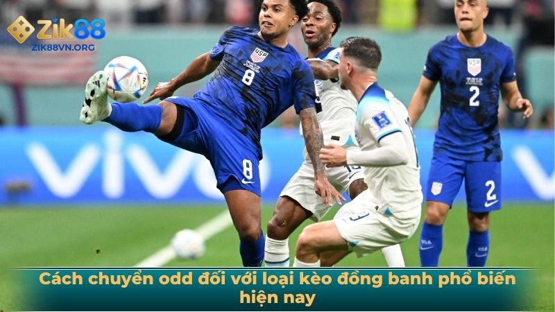 Cách chuyển odd đối với loại kèo đồng banh phổ biến hiện nay
