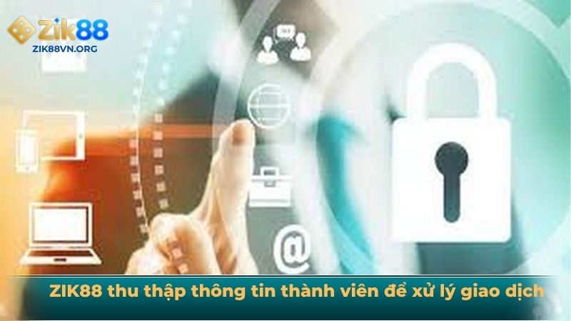 ZIK88 thu thập thông tin thành viên để xử lý giao dịch