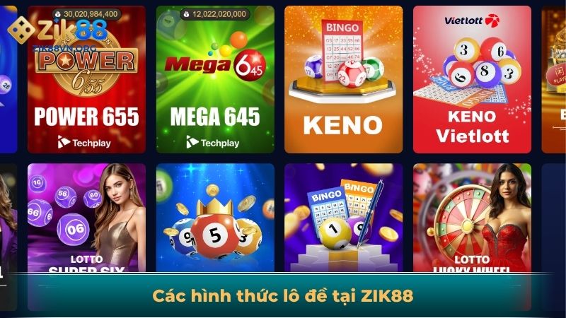 Các hình thức lô đề tại ZIK88