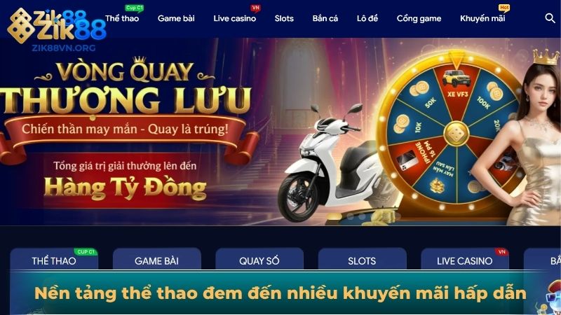 Nền tảng thể thao đem đến nhiều khuyến mãi hấp dẫn