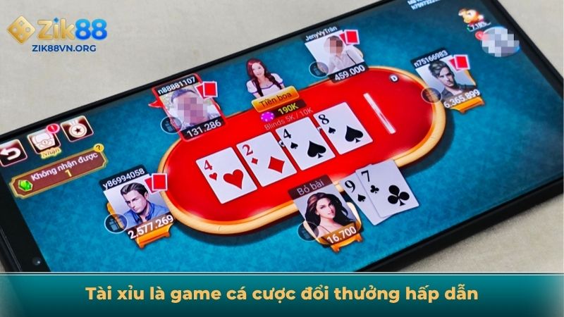 Tài xỉu là game cá cược đổi thưởng hấp dẫn