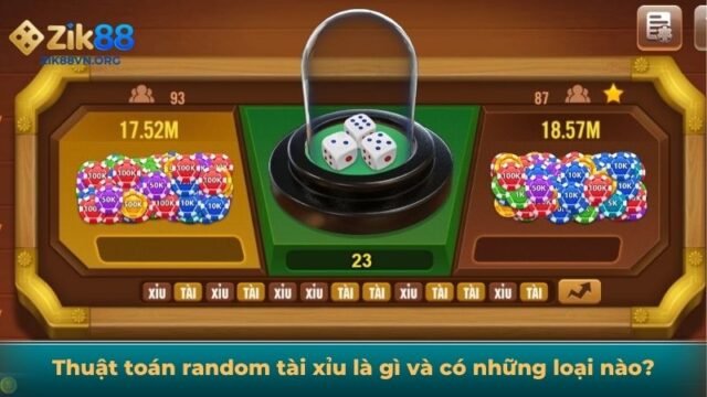 thuật toán random tài xỉu