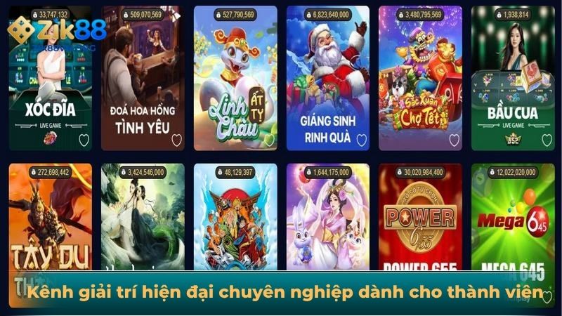 Kênh giải trí hiện đại chuyên nghiệp dành cho thành viên